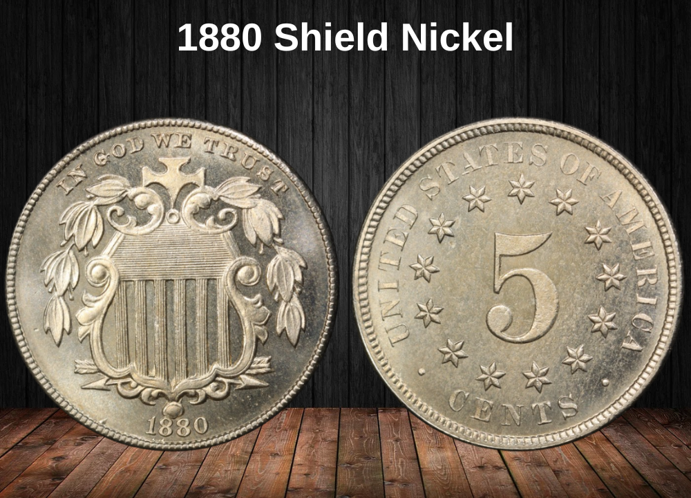 1880 Shield Nickel