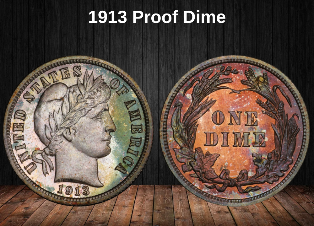 1913 Proof Dime