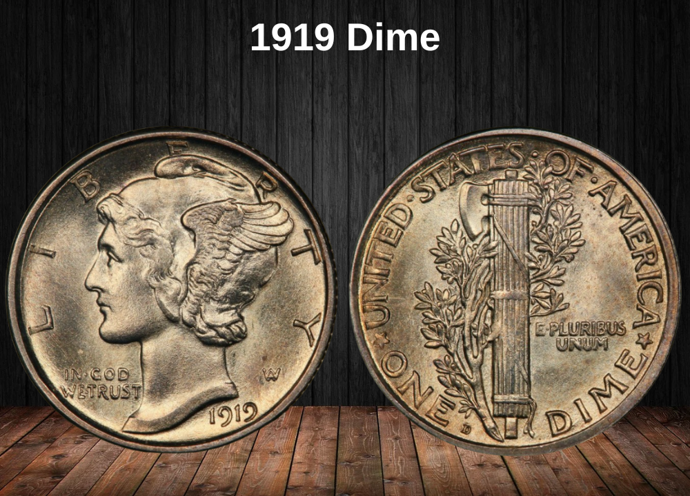 1919 Dime Coin Value (Errors List, “D”, “S” & No Mint Mark Worth)