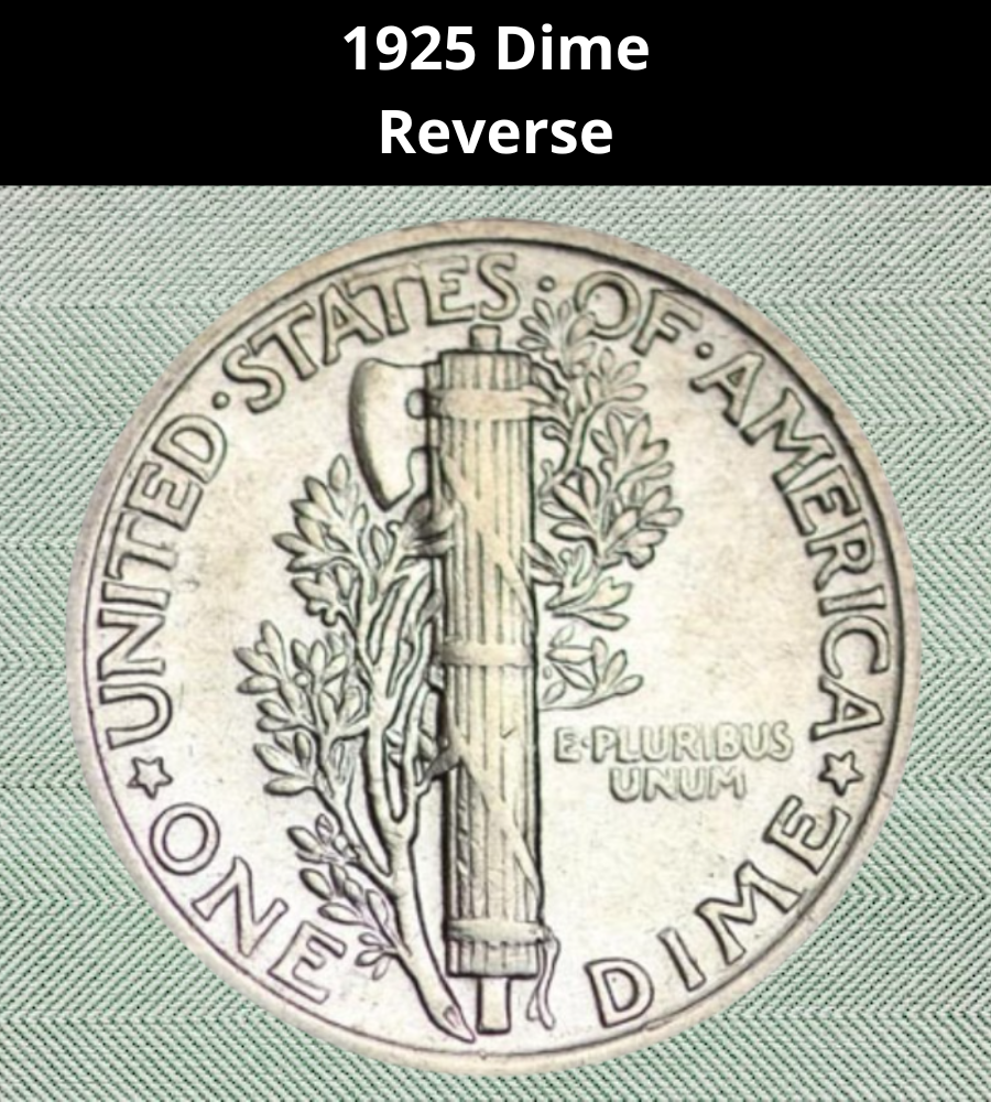 Obverse of the 1925 Dime