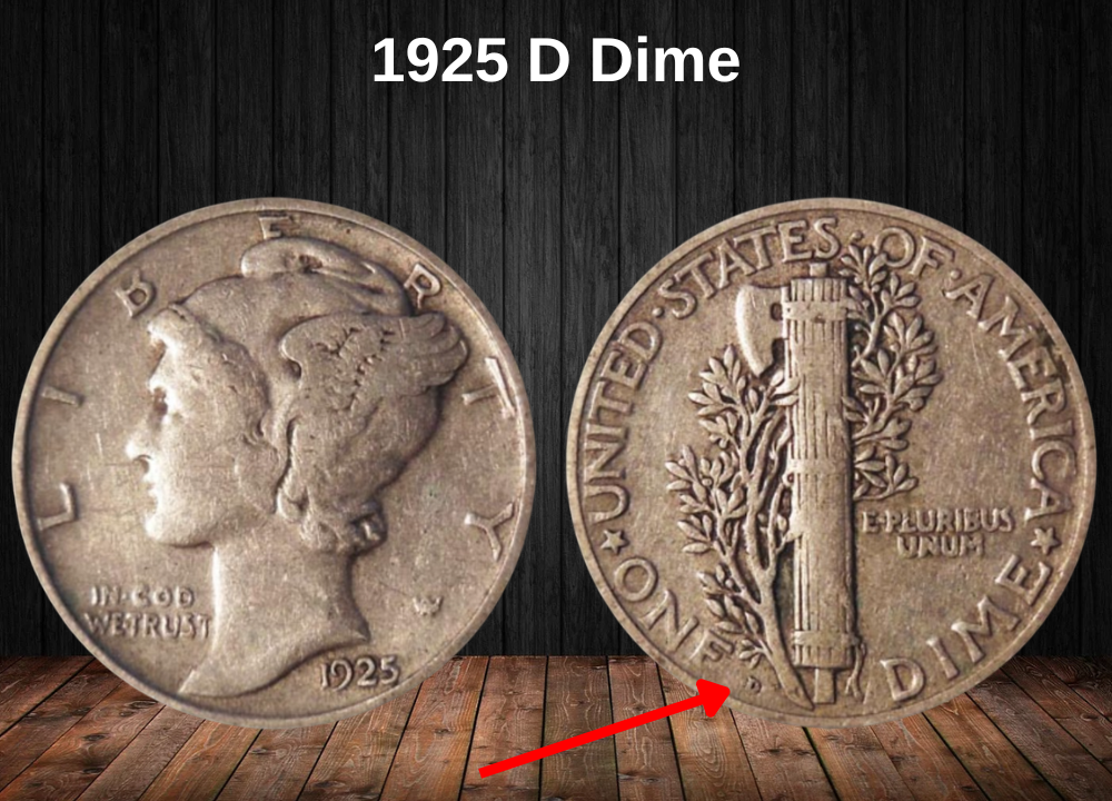 1925 D Dime
