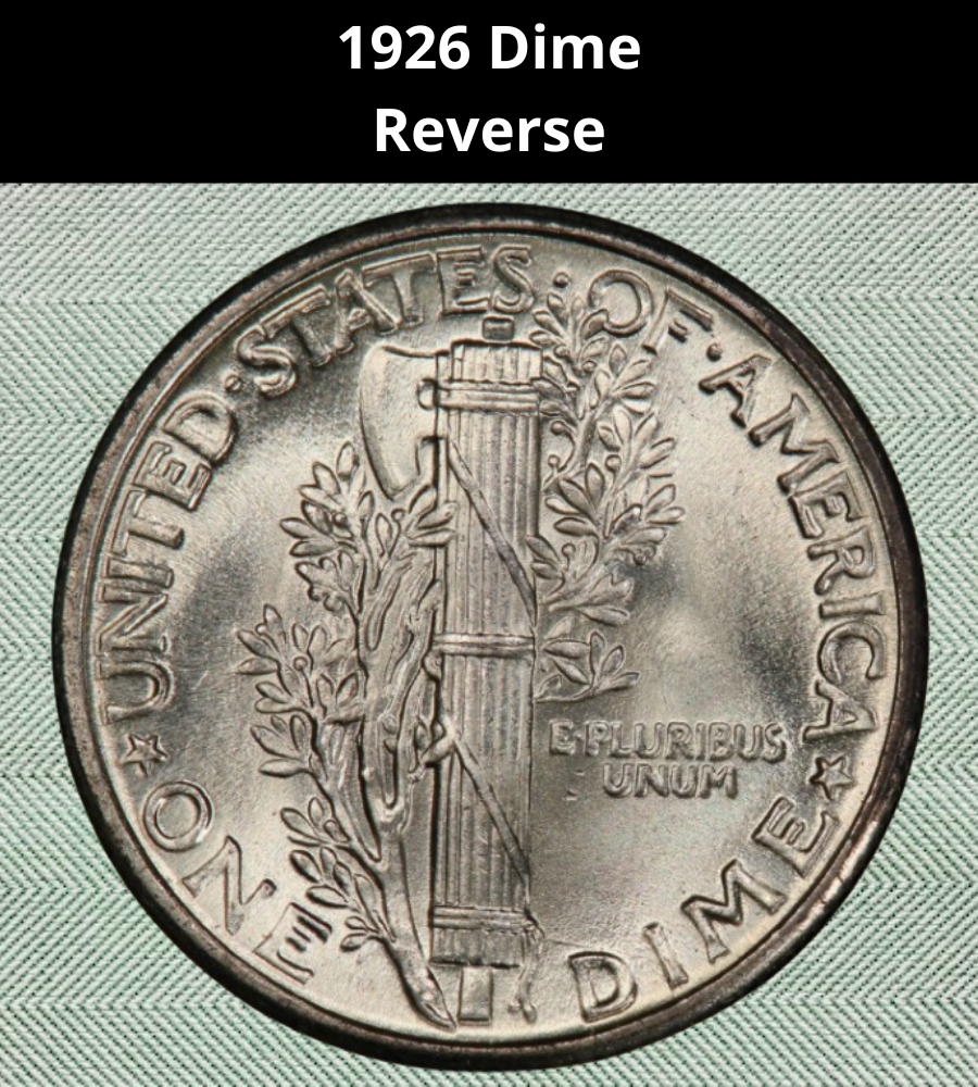 1926 Dime
Reverse