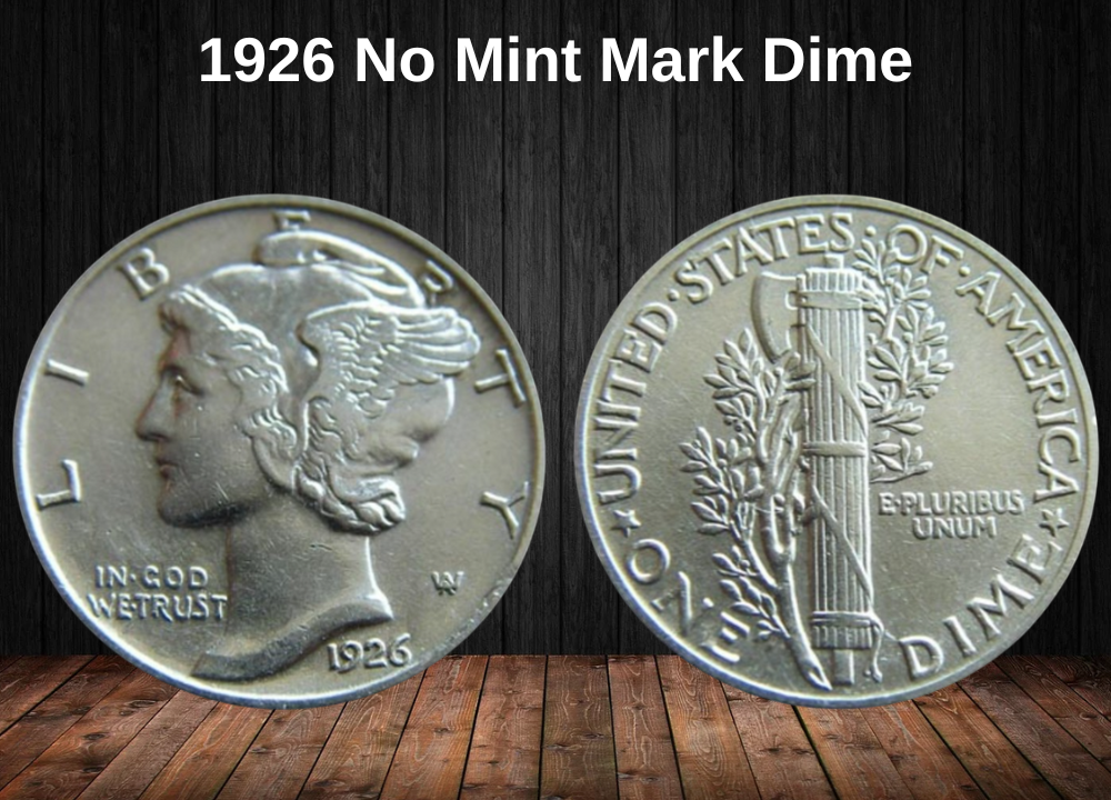 1926 No Mint Mark Dime