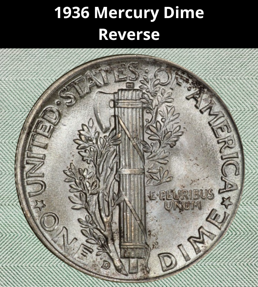 Obverse of the 1936 Dime