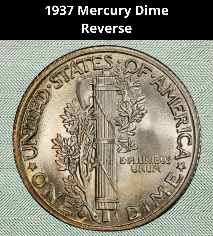 Reverse of the 1937 Dime