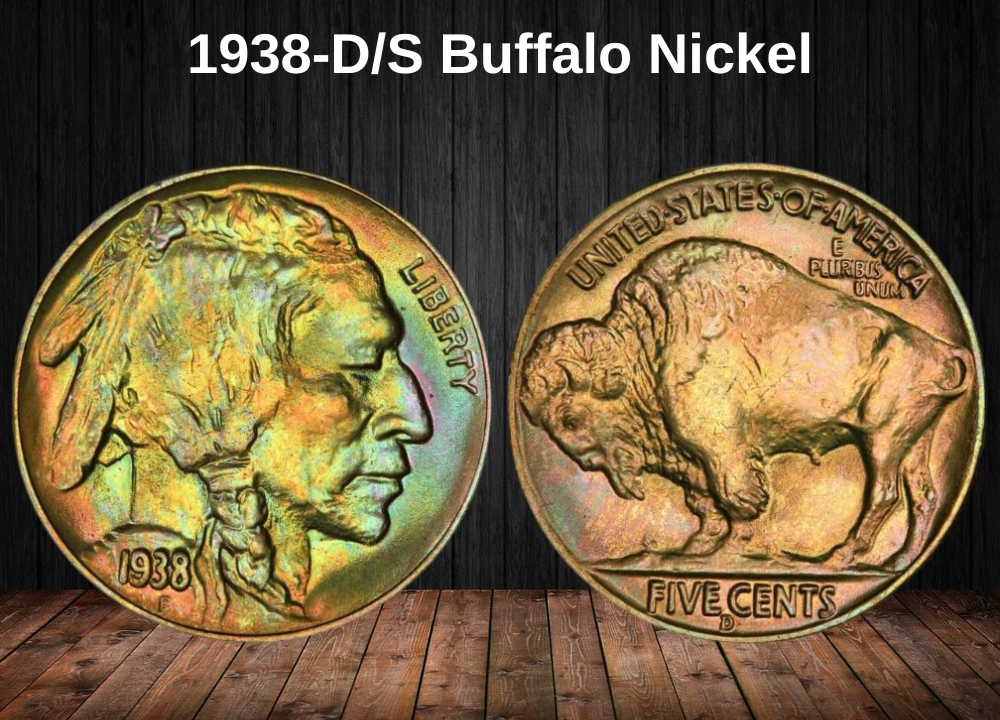 1938-D/S Buffalo Nickel