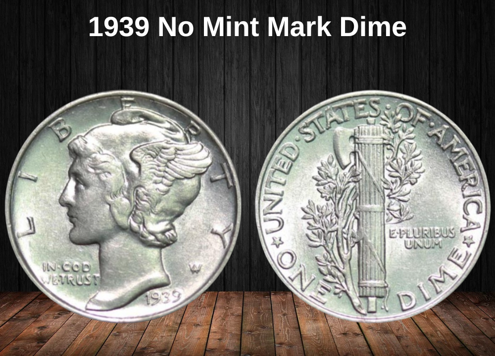 1939 No Mint Mark Dime