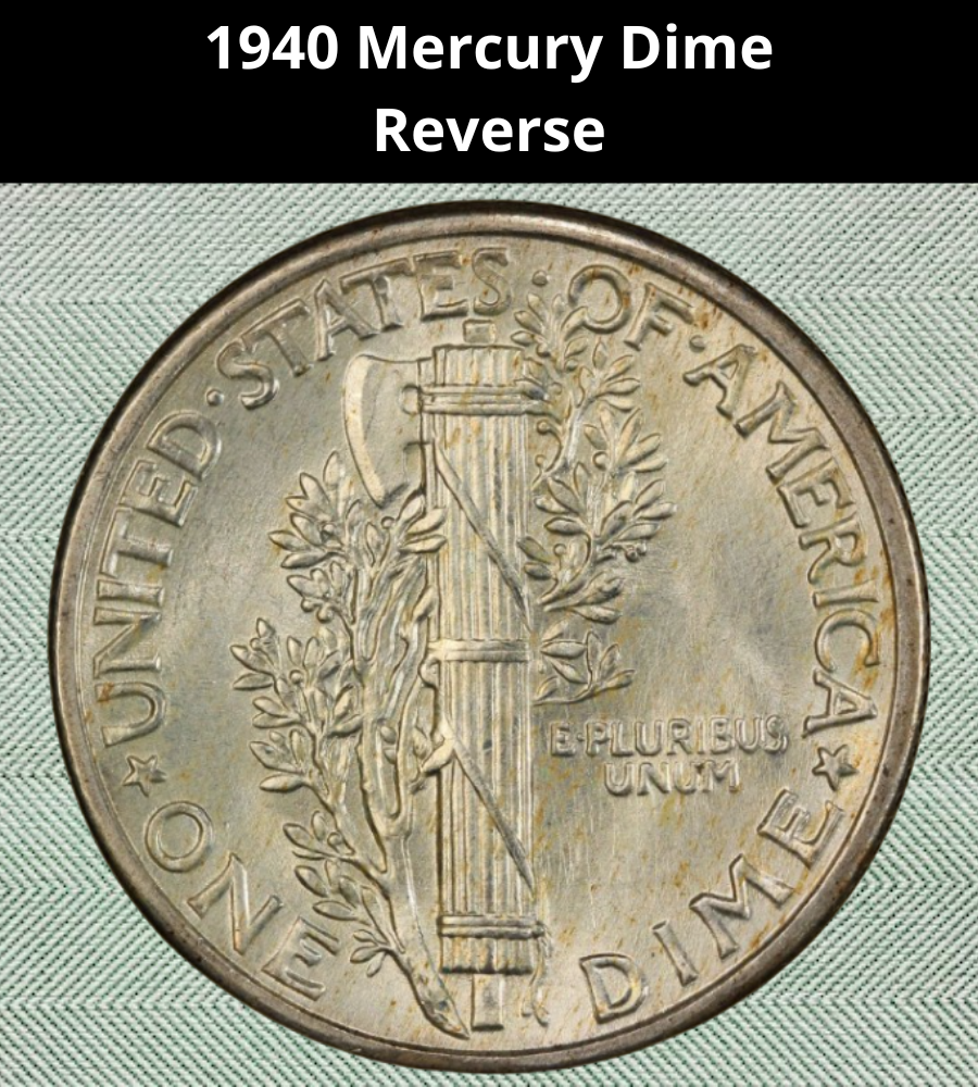 1940 Mercury Dime
Reverse
