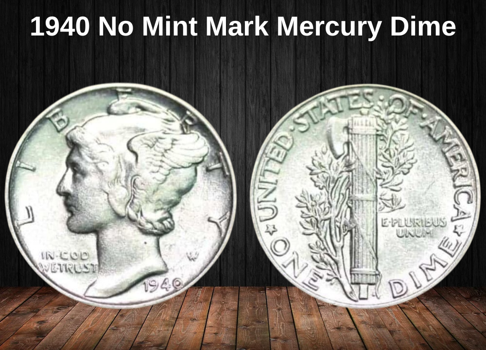 1940 No Mint Mark Mercury Dime