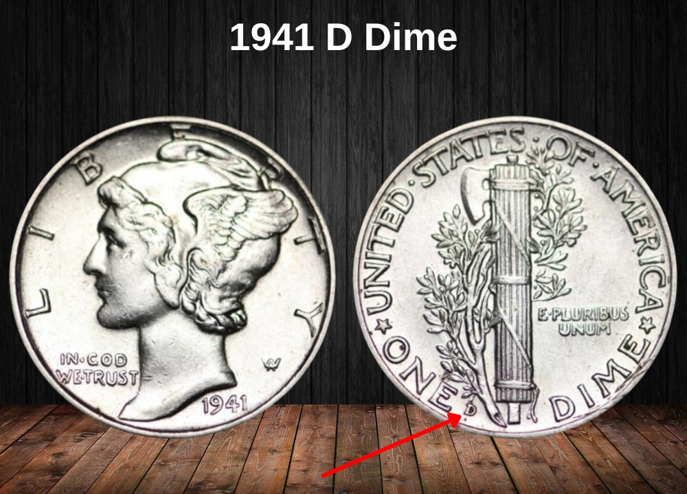 1941 D Dime