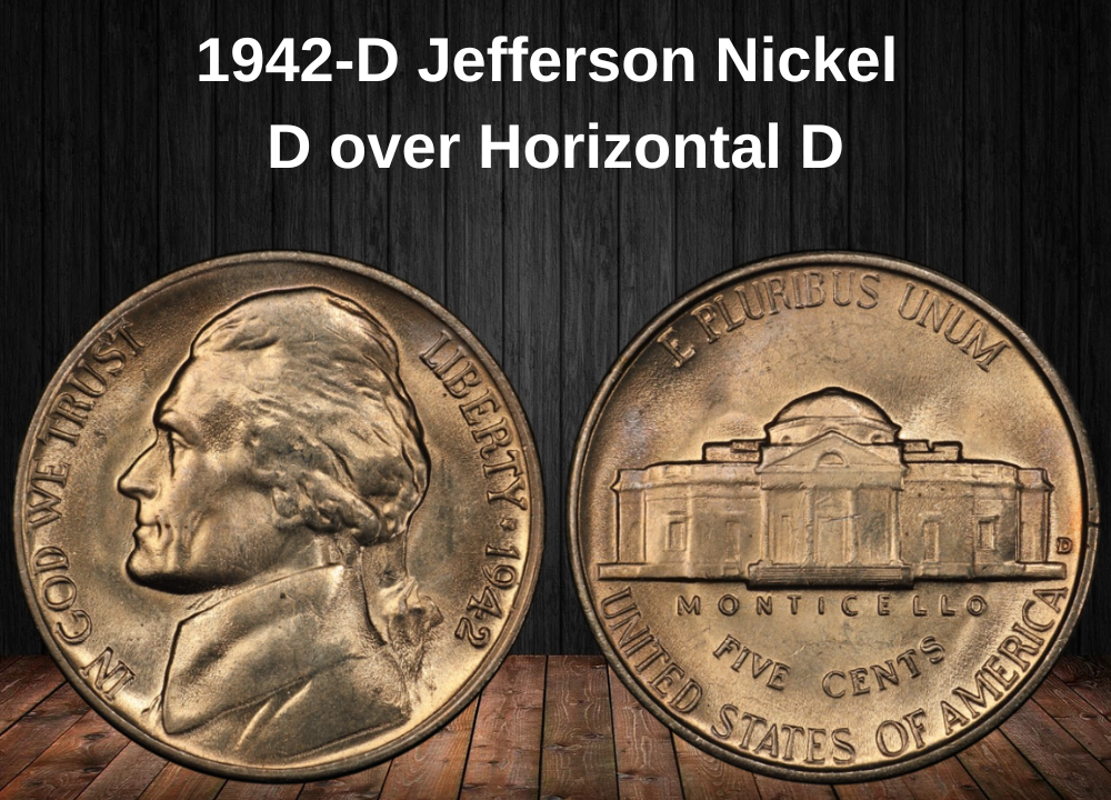 1942-D Jefferson Nickel – D over Horizontal D