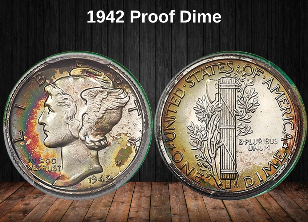 1942 proof silver dime