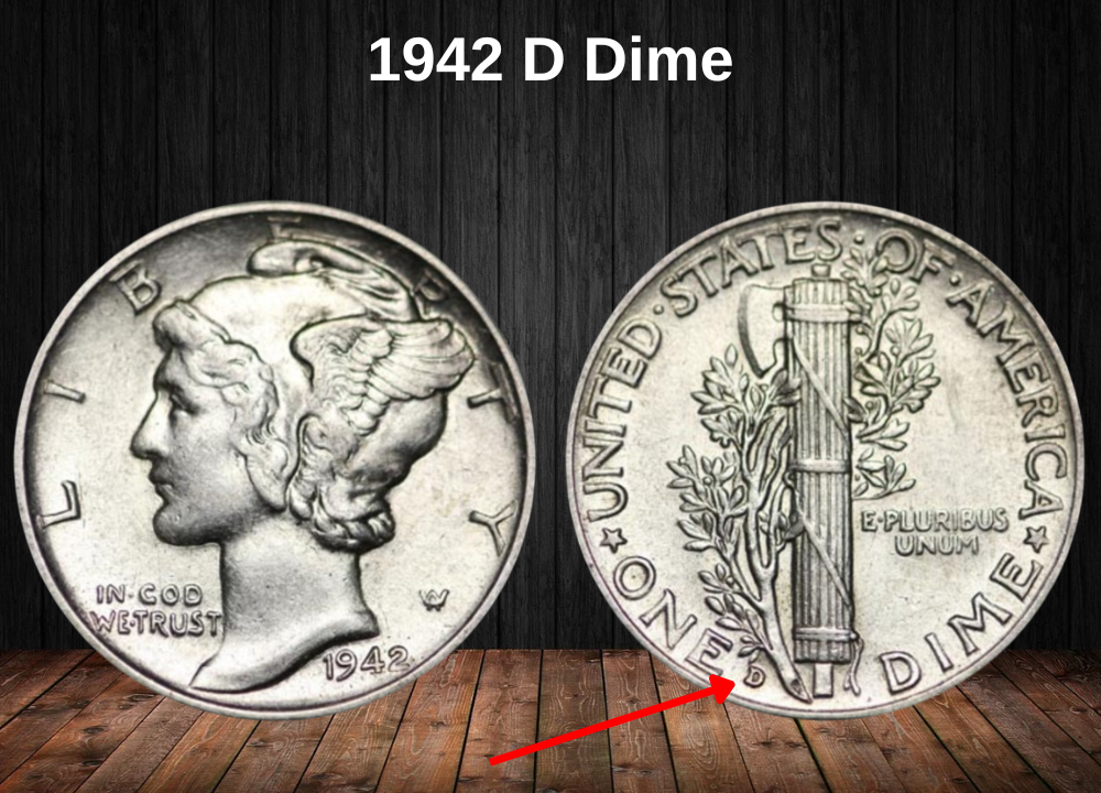 1942 D Dime