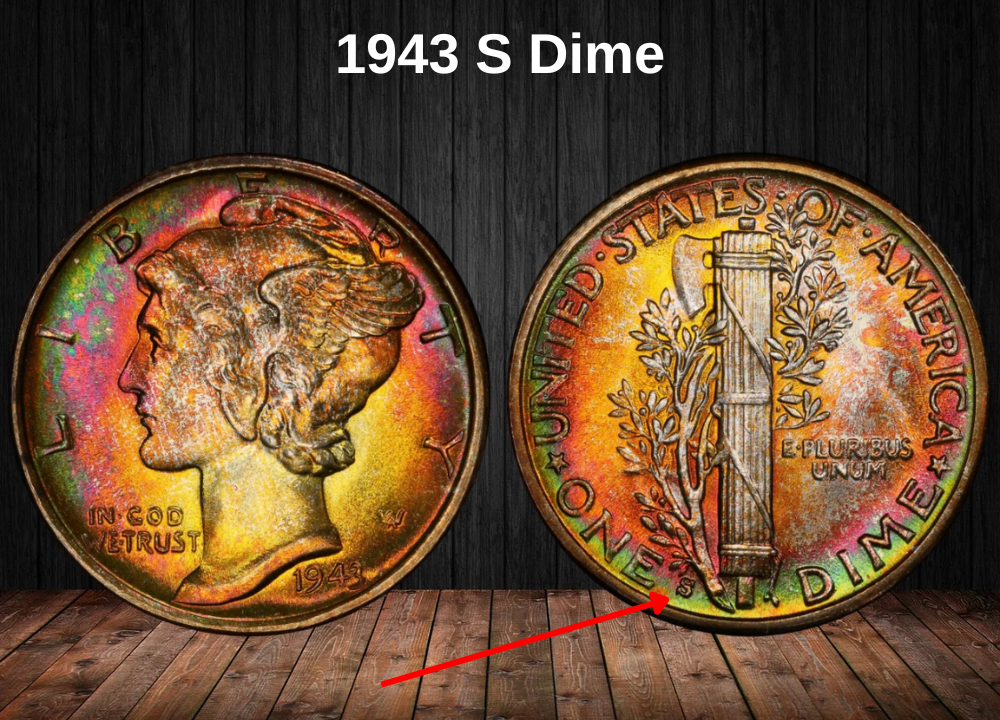 1943 S Dime