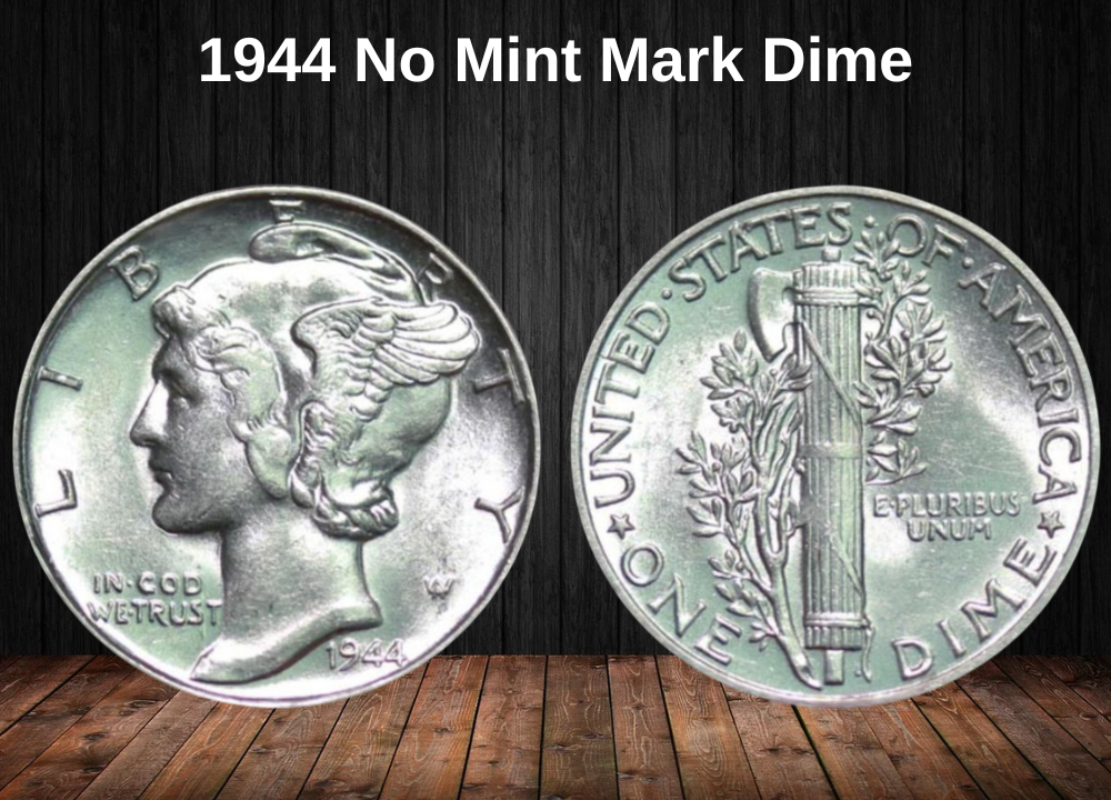 1944 No Mint Mark Dime