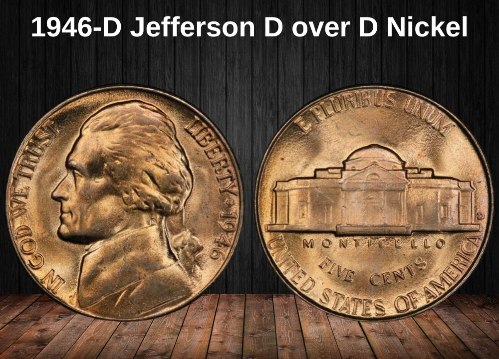 1946-D Jefferson D over D Nickel