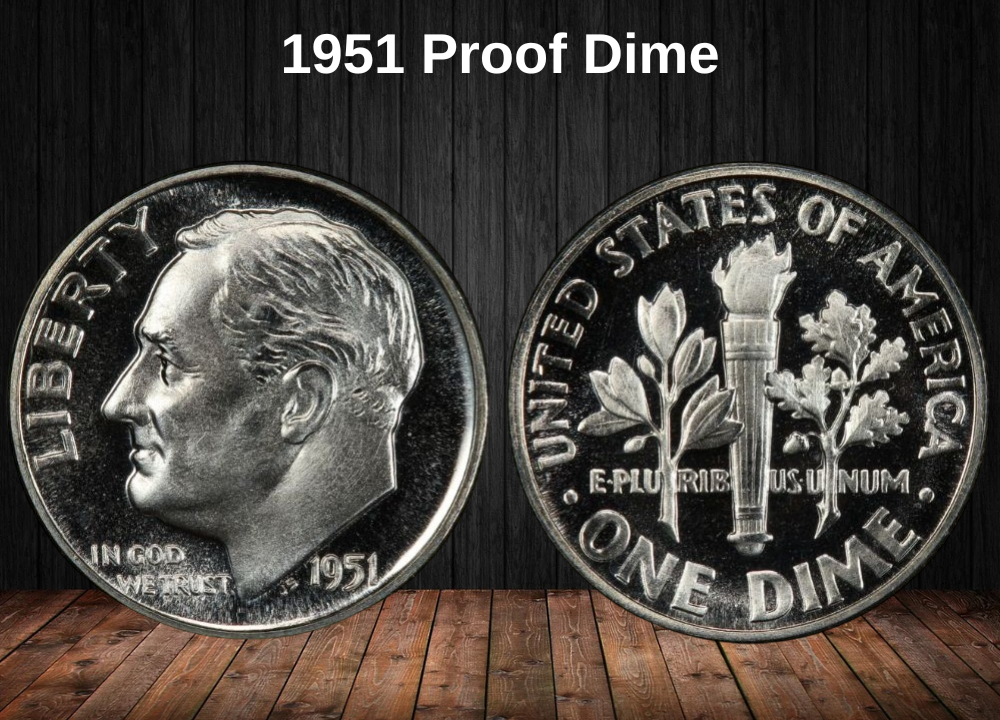 1951 Proof Dime