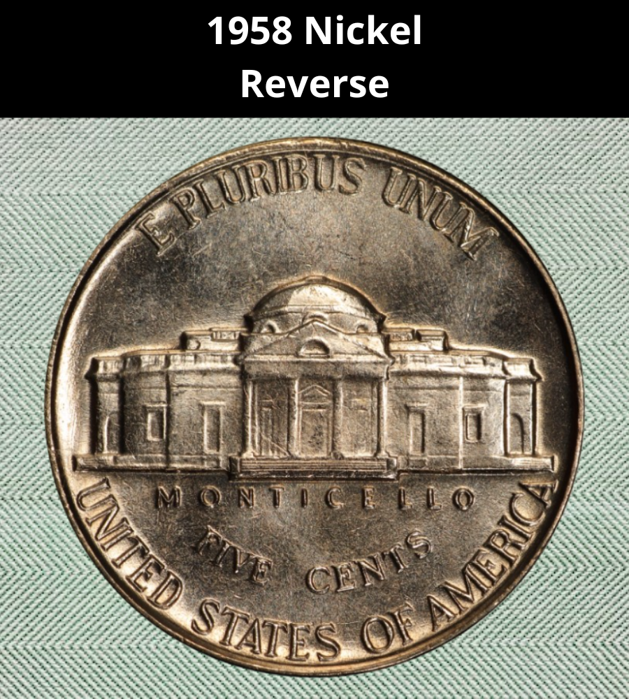 1958 Nickel
Reverse