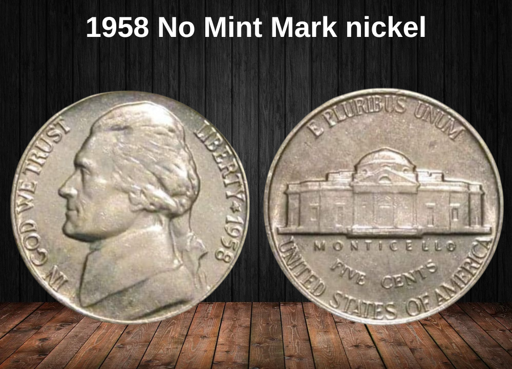 1958 No Mint Mark nickel