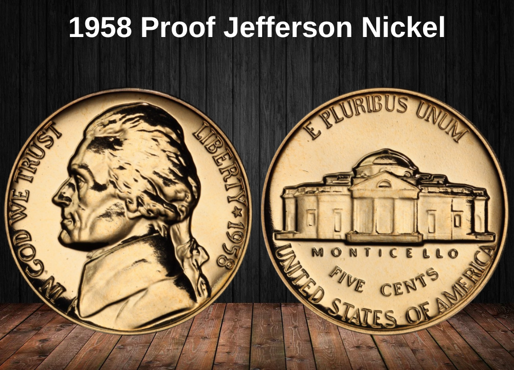 1958 Proof Jefferson Nickel