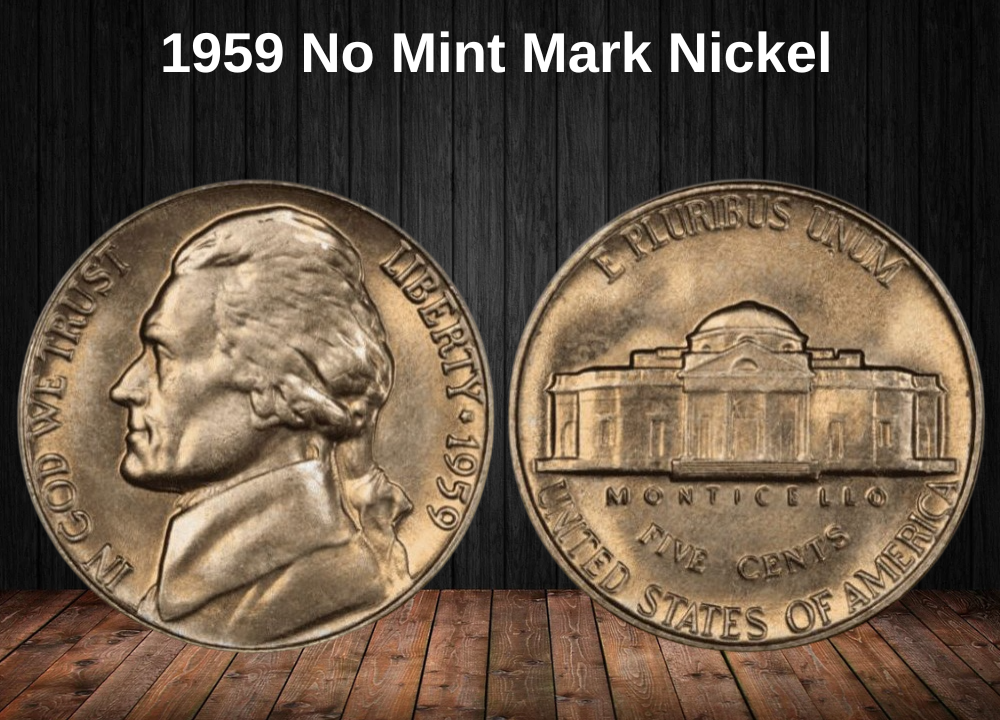 1959 No Mint Mark nickel