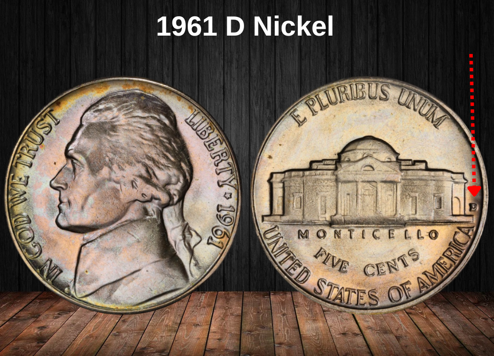 1961 D Nickel