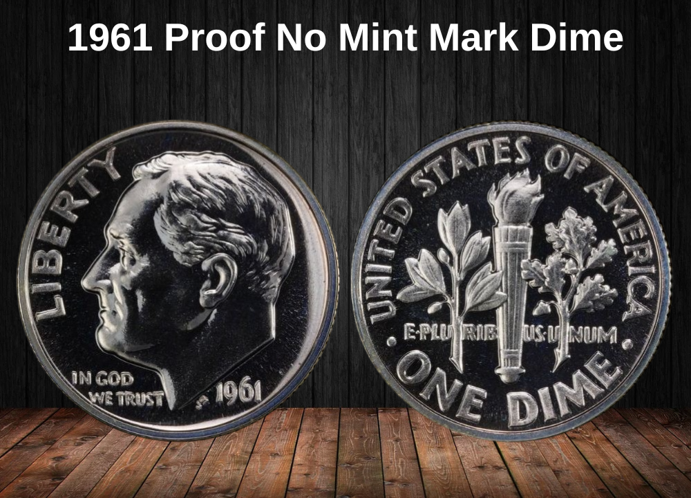 1961 Proof No Mint Mark Dime