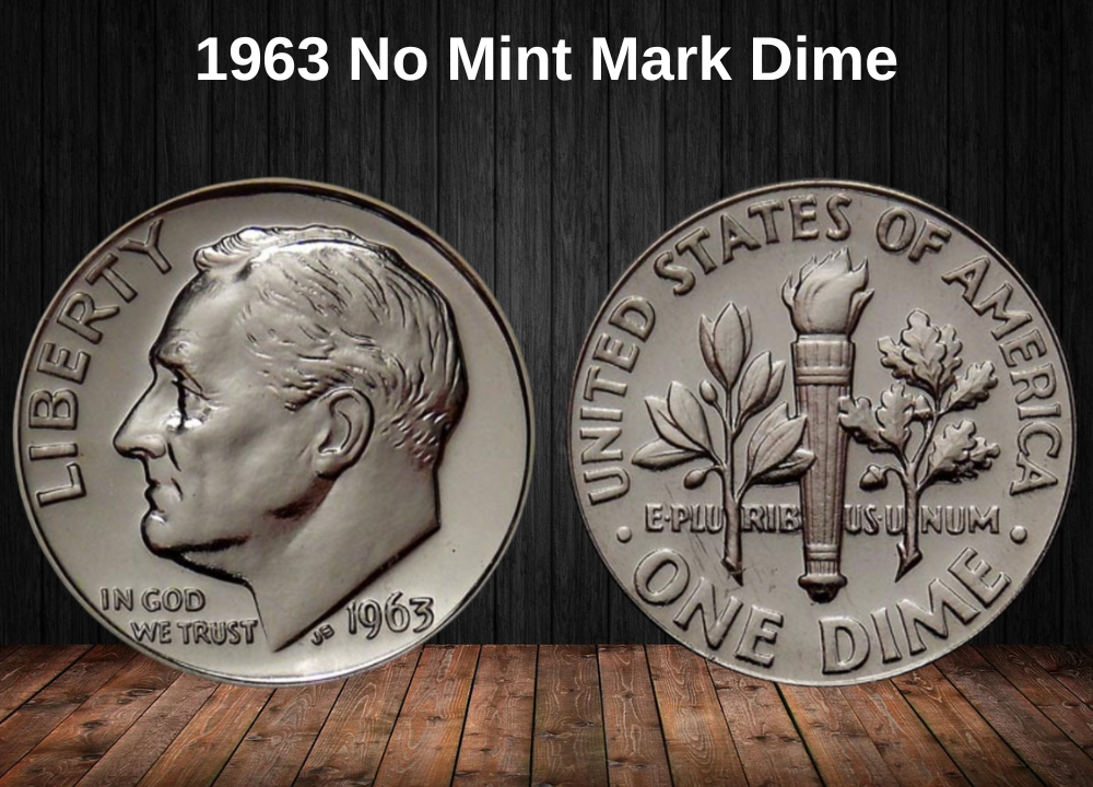1963 No Mint Mark Dime