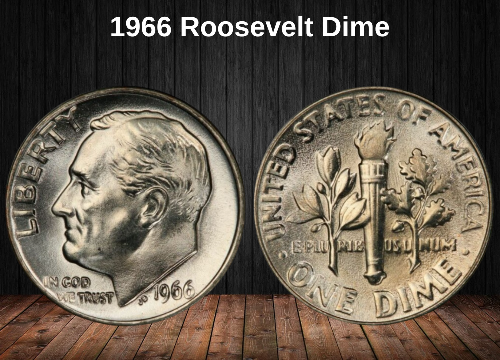 1966 Roosevelt Dime Coin Value (Errors List & No Mint Mark Worth)