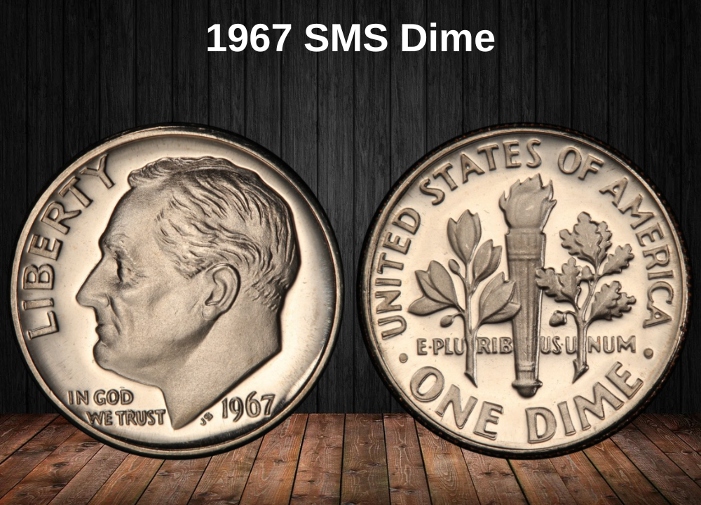 1967 SMS dime