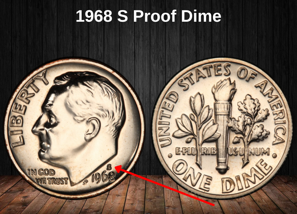 1968 S Proof Dime