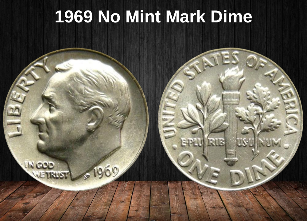 1969 No Mint Mark Dime