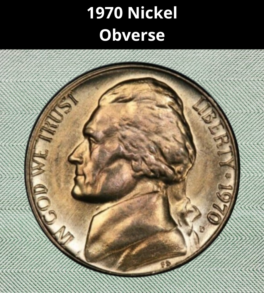 The Obverse of the 1970 Nickel