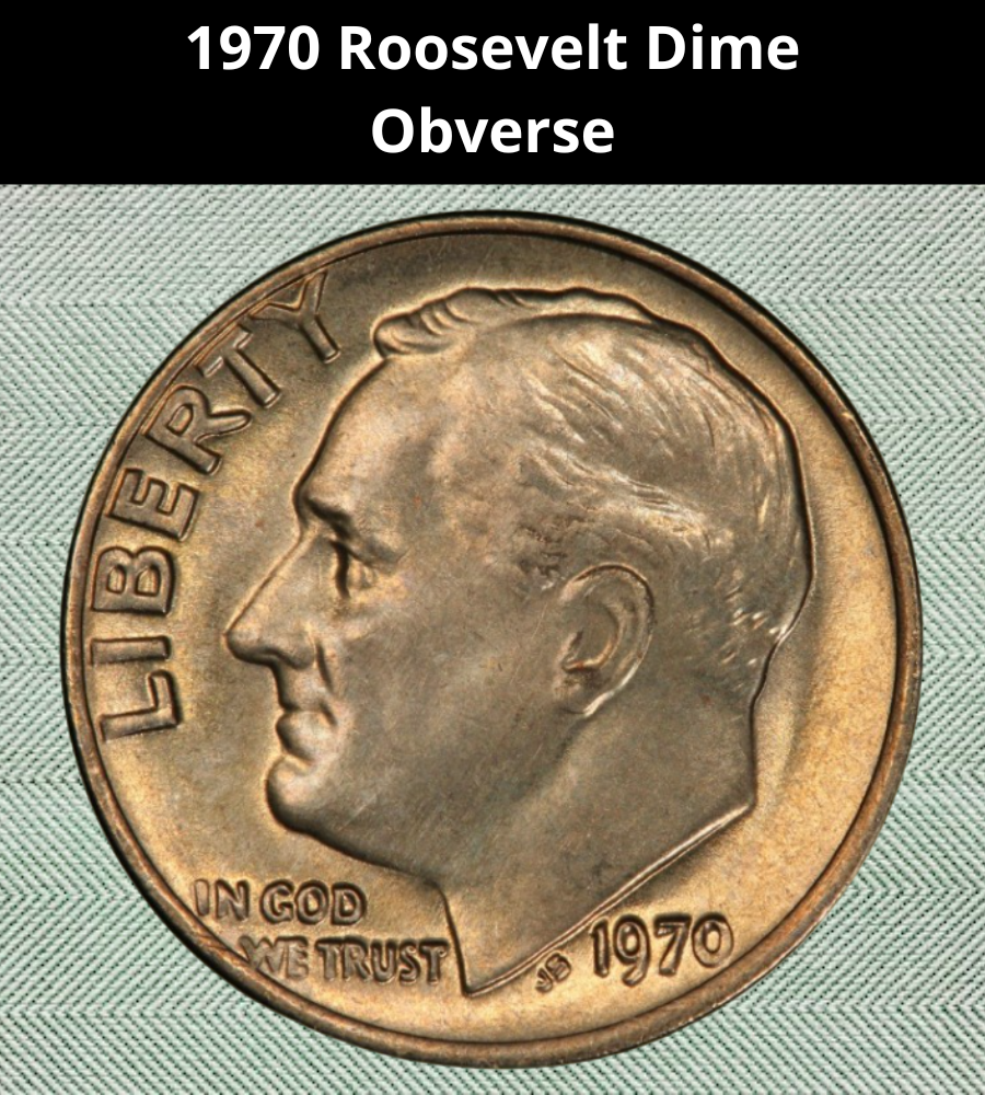 The Obverse of the 1970 Dime