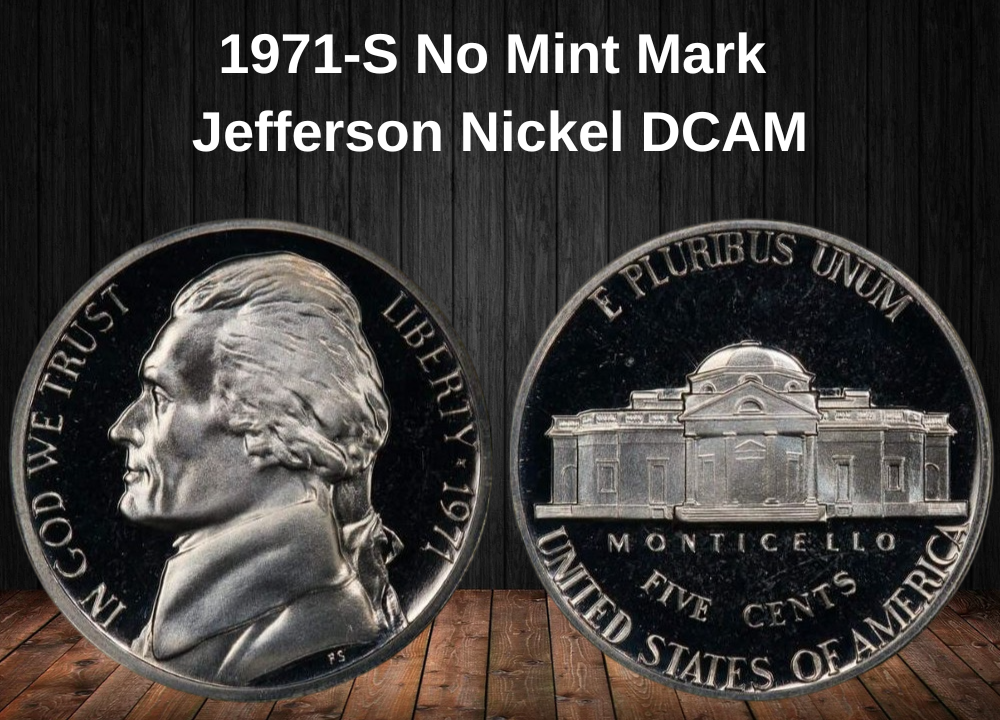 1971-S No Mint Mark Jefferson Nickel DCAM