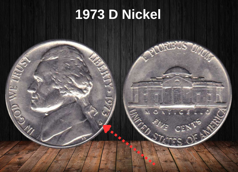 1973 D Nickel