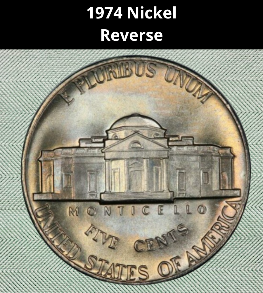 1974 Nickel
Reverse