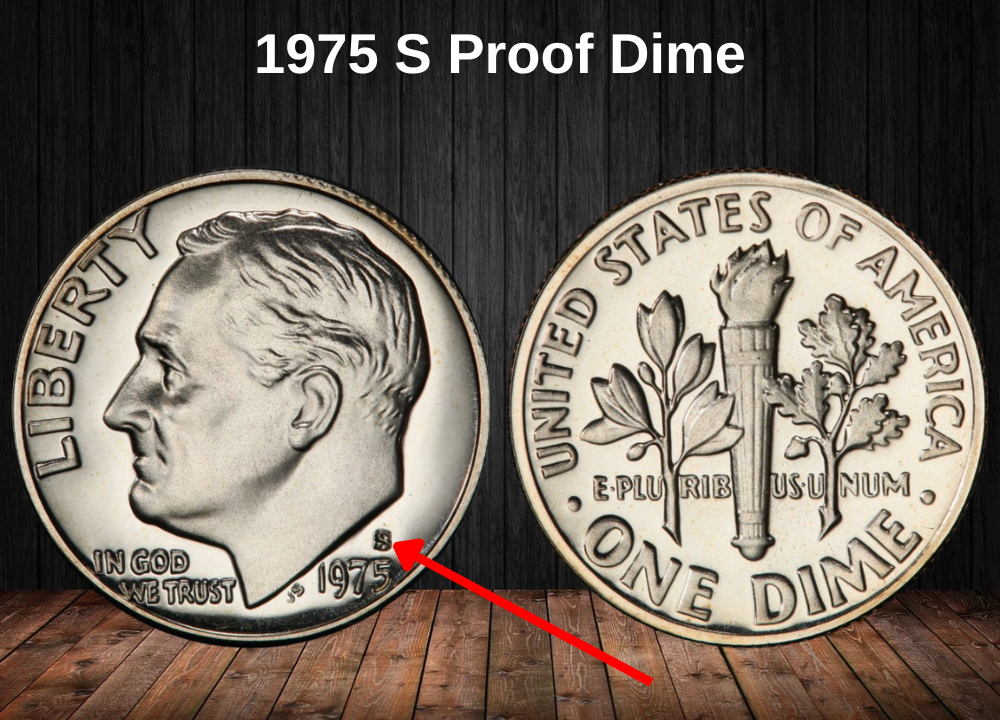 1975 S Proof Dime