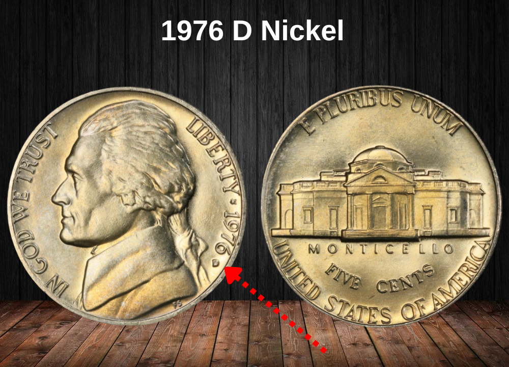 1976 D nickel