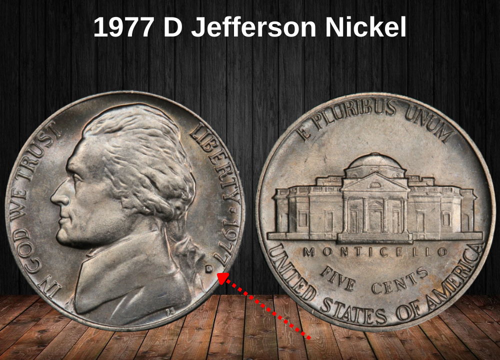 1977-D Jefferson Nickel Value (Denver)