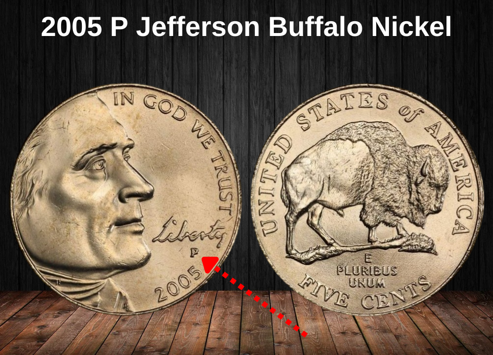 2005 P Jefferson Buffalo nickel