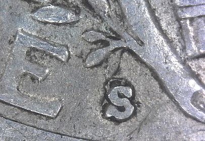 1941 S Dime – Repunched Mint Mark (RPM)