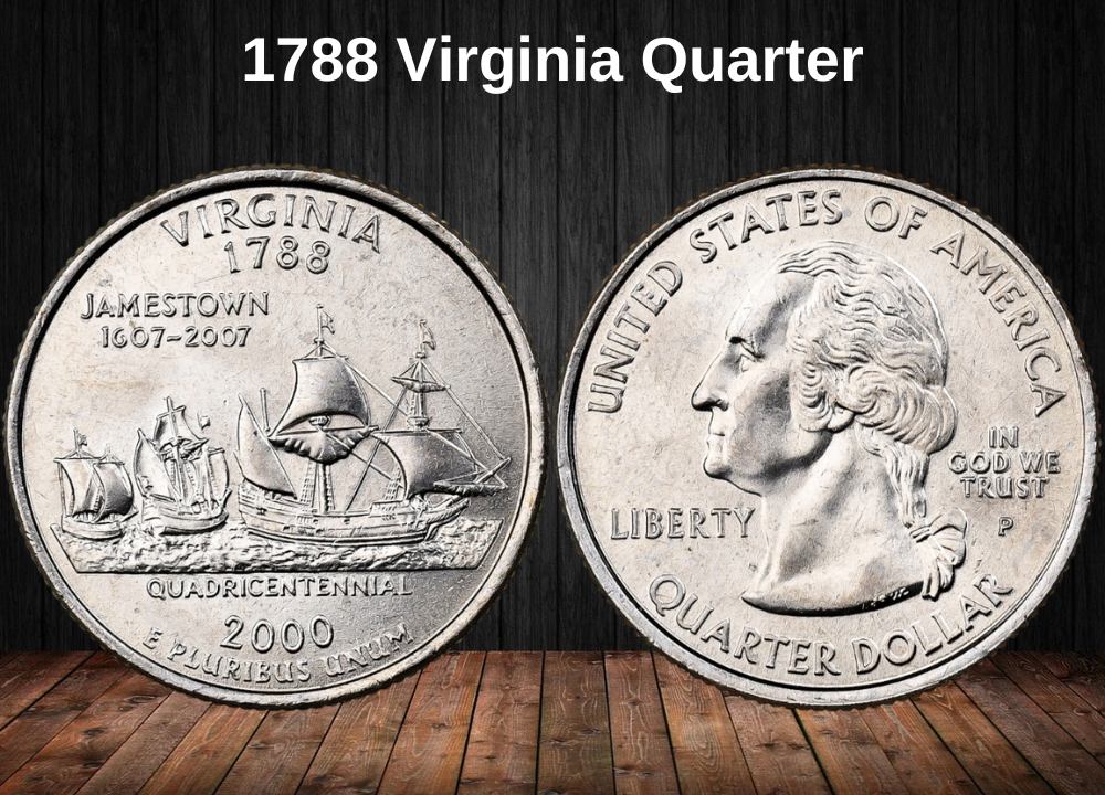 1788 Virginia Quarter