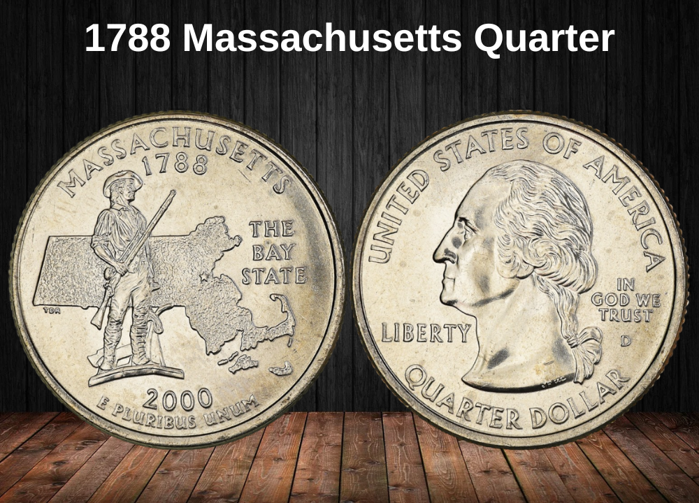 1788 Massachusetts Quarter