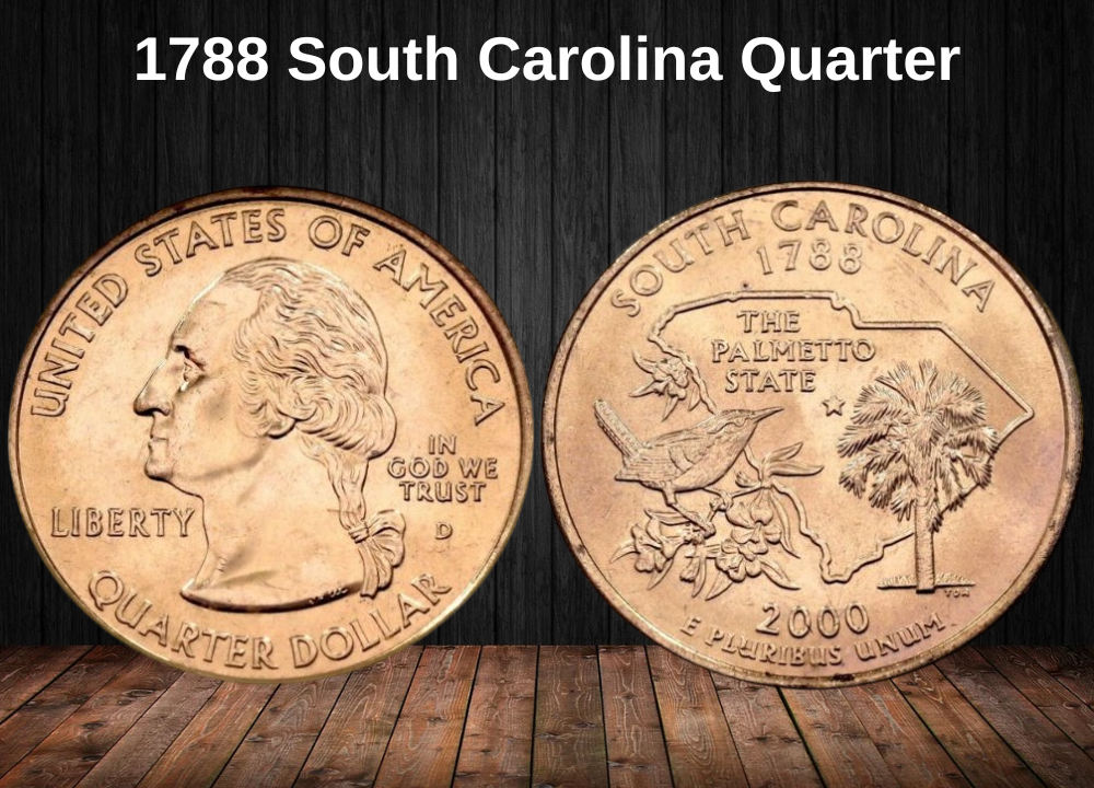 1788 South Carolina Quarter