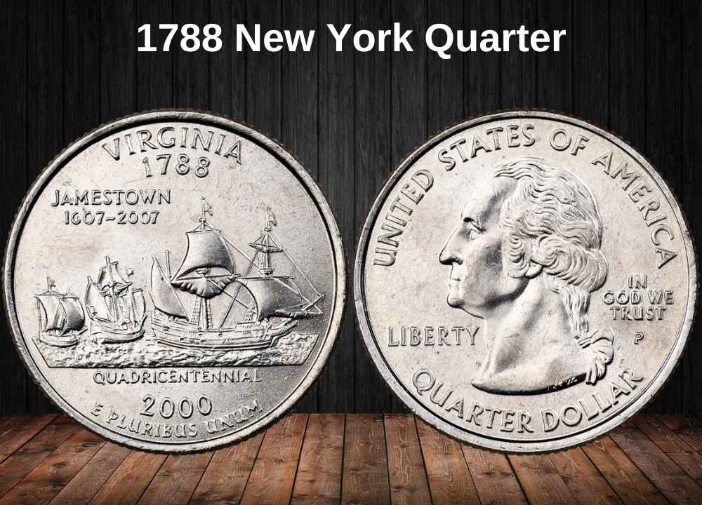 1788 New York Quarter