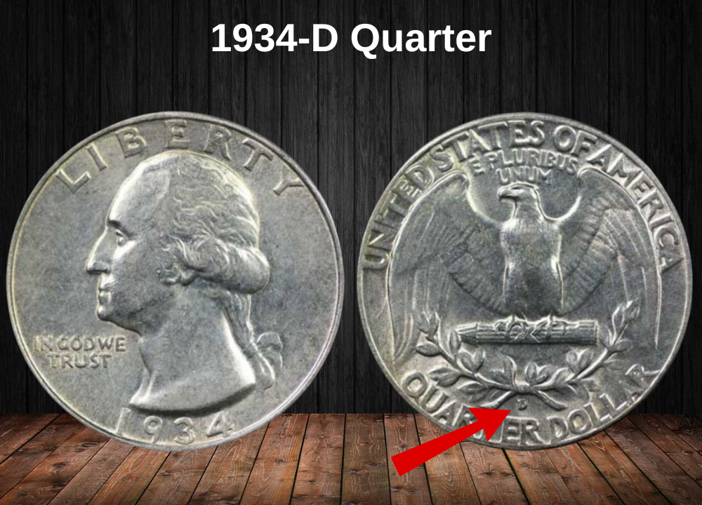 1934-D Quarter