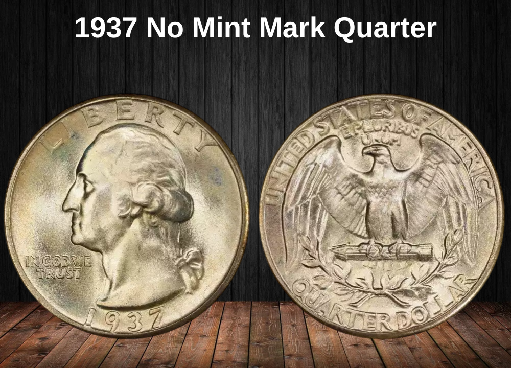 1937 No Mint Mark Quarter
