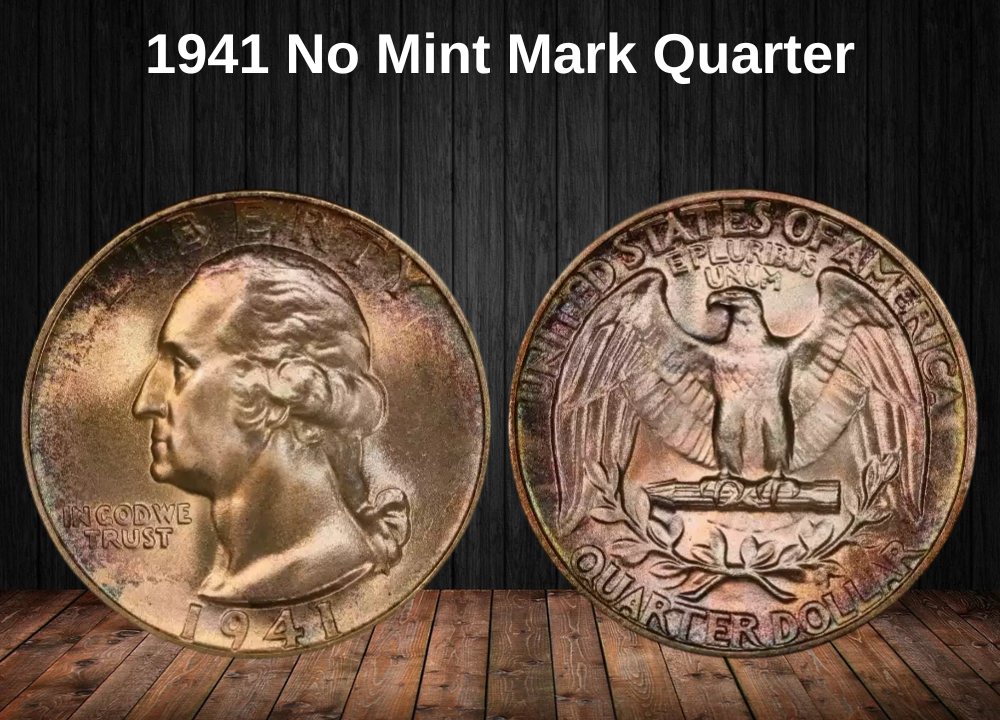 1941 No Mint Mark Quarter