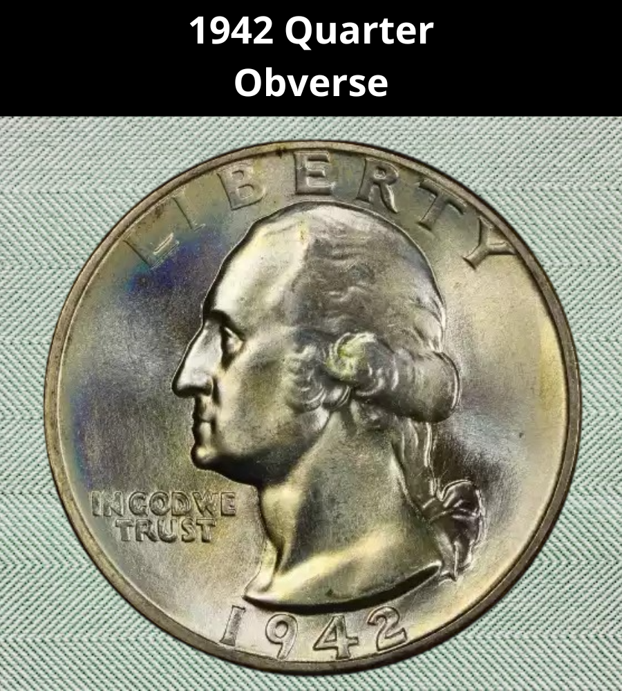 Obverse of the 1942 Quarter